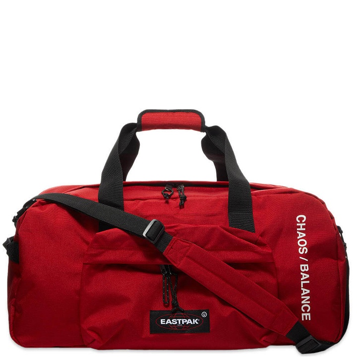 Photo: Eastpak x Undercover Stand+ Duffle Bag in Red