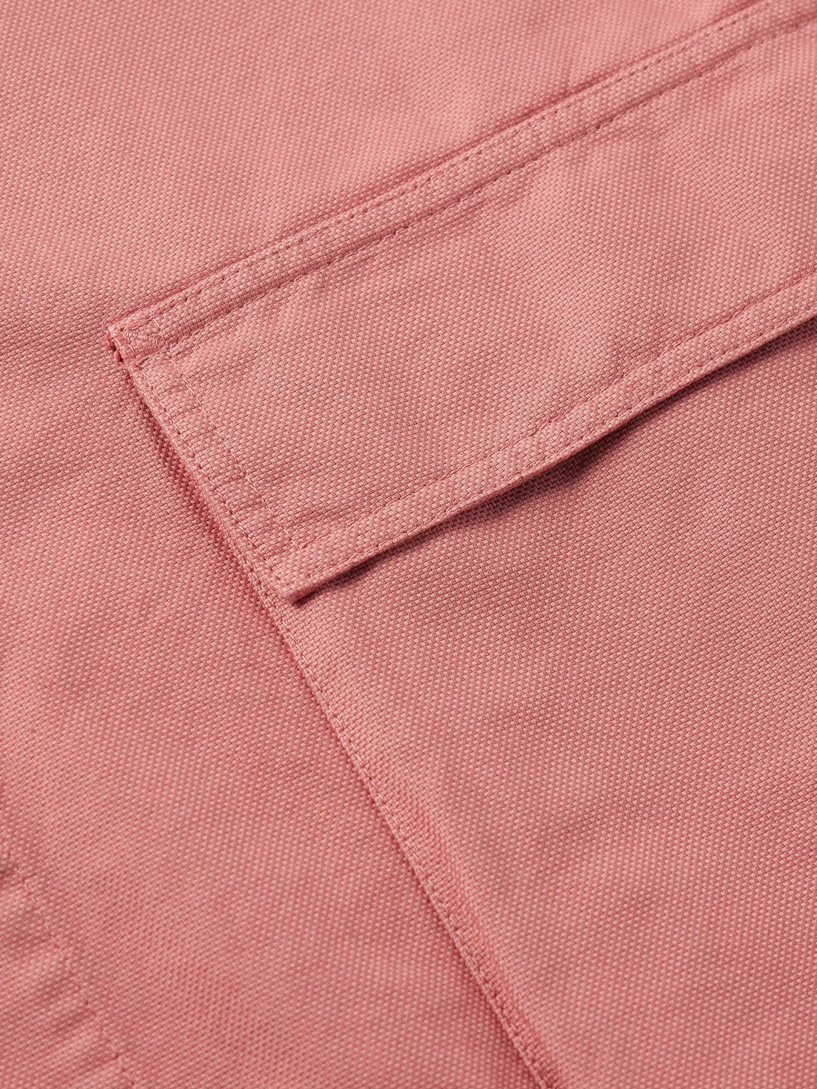 Sid Mashburn - Pigment-Dyed Cotton-Canvas Overshirt - Pink