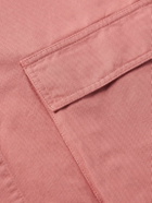 Sid Mashburn - Pigment-Dyed Cotton-Canvas Overshirt - Pink