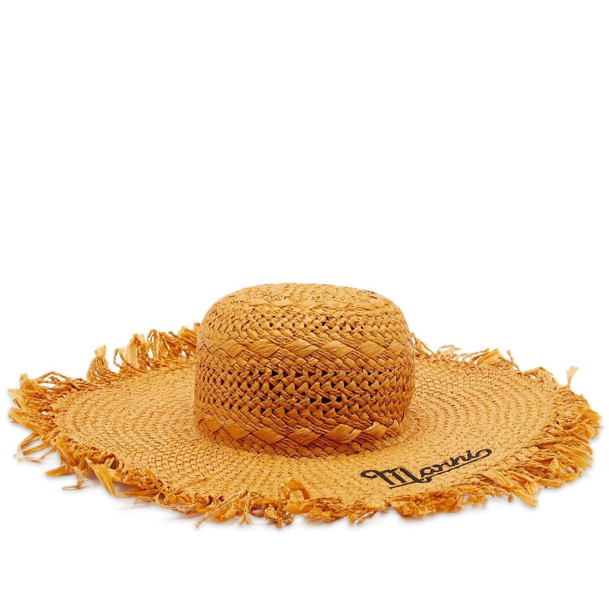 Marni Women's Logo Sun Hat in Ivory Marni