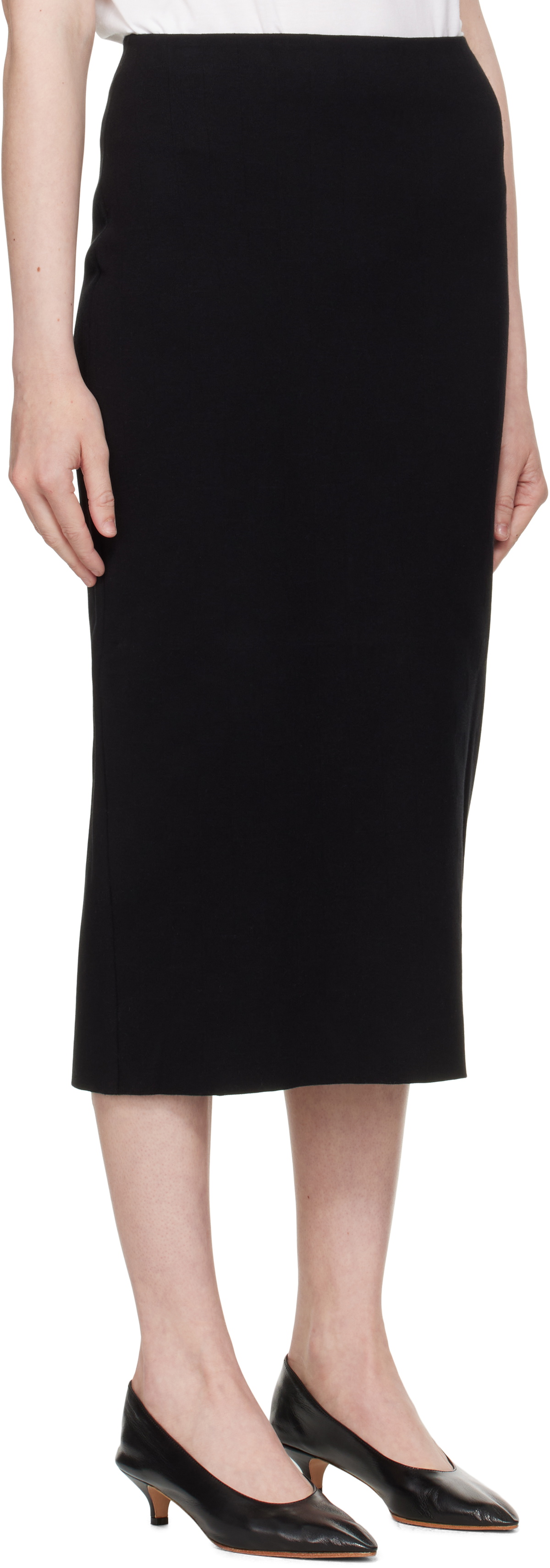 High Sport Black Petra Midi Skirt
