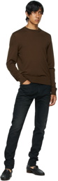 TOM FORD Brown Fine Gauge Merino Sweater