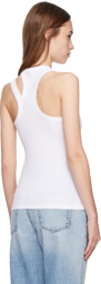 COTTON CITIZEN White Verona Cut Out Tank Top