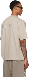 Fear of God ESSENTIALS Taupe Classic Fit T-shirt