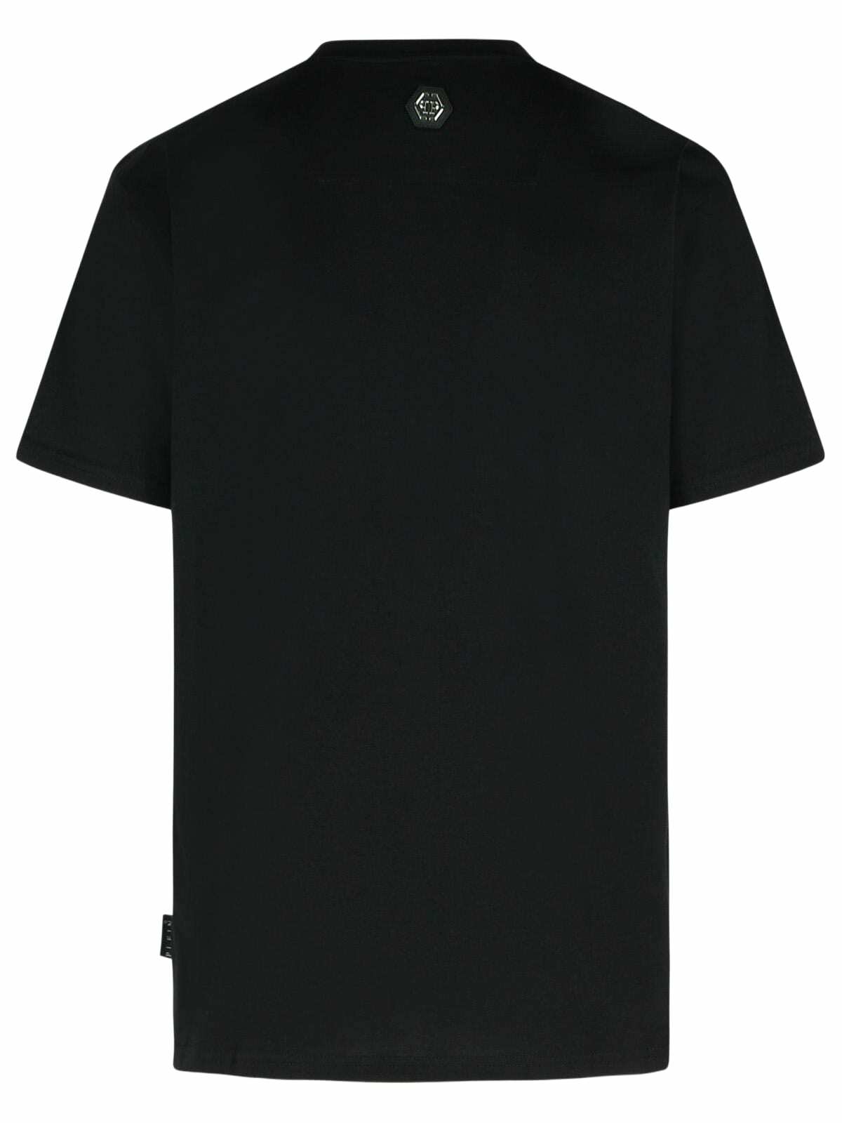 Philipp Plein Black Cotton T-shirt