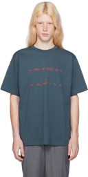 Helmut Lang Blue Space T-Shirt