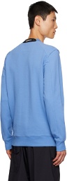 C.P. Company Blue Diagonal Raised Sweatshirt