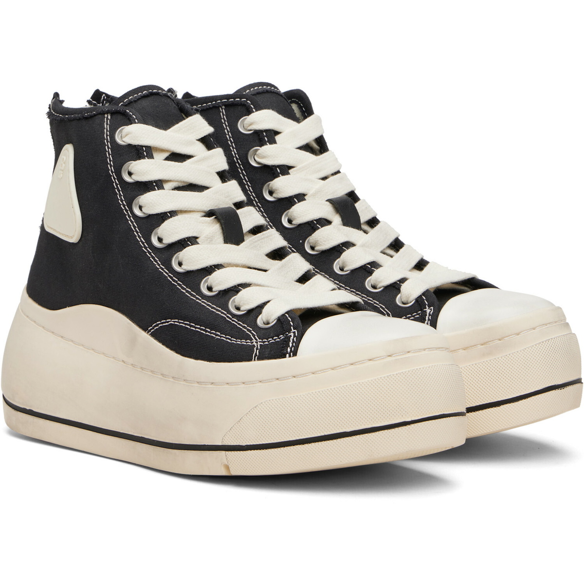 R13 Black Kurt High Top Sneakers