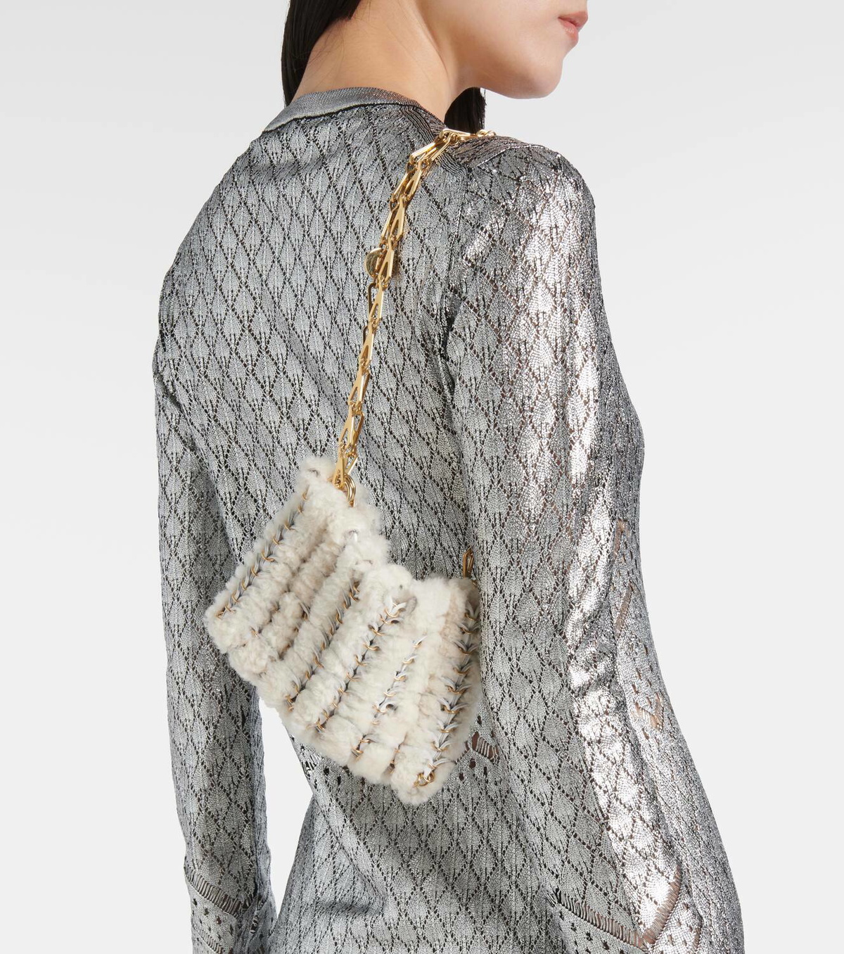 Rabanne Sparkle Nano shoulder bag Paco Rabanne Rabanne Sparkle Nano shoulder bag Paco Rabanne