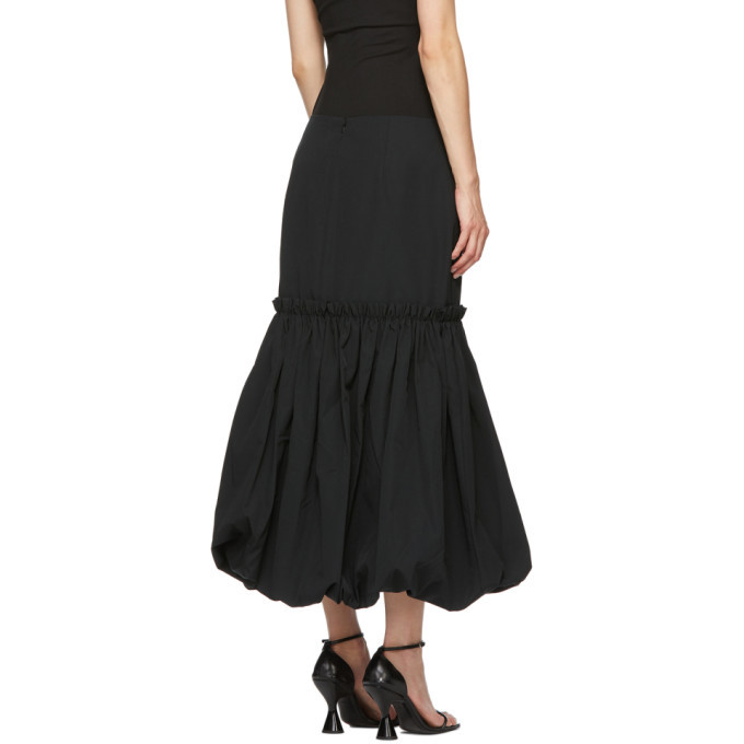 Edit Black Bubble Hem Skirt Editions M.R