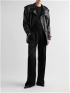 SAINT LAURENT - Slim-Fit Wool, Cashmere and Silk-Blend Sweater - Black