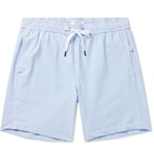 Onia - Charles Long-Length Striped Seersucker Swim Shorts - Blue