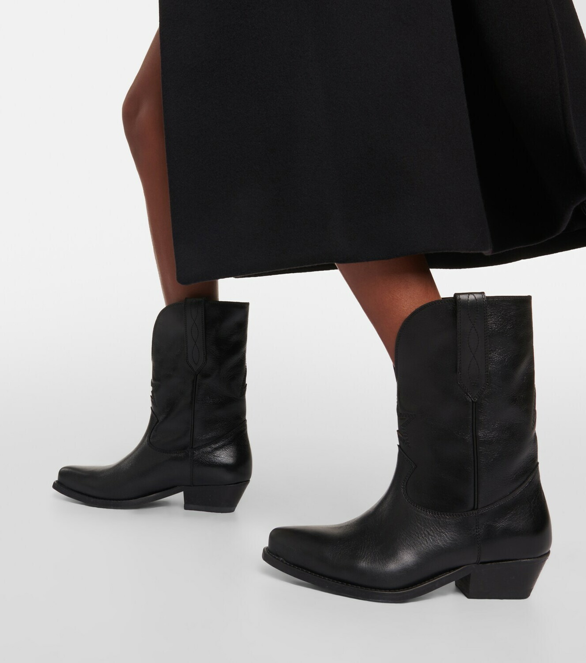 Golden Goose Leather cowboy boots