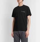 Comme des Garçons SHIRT - Logo-Print Cotton-Jersey T-Shirt - Black