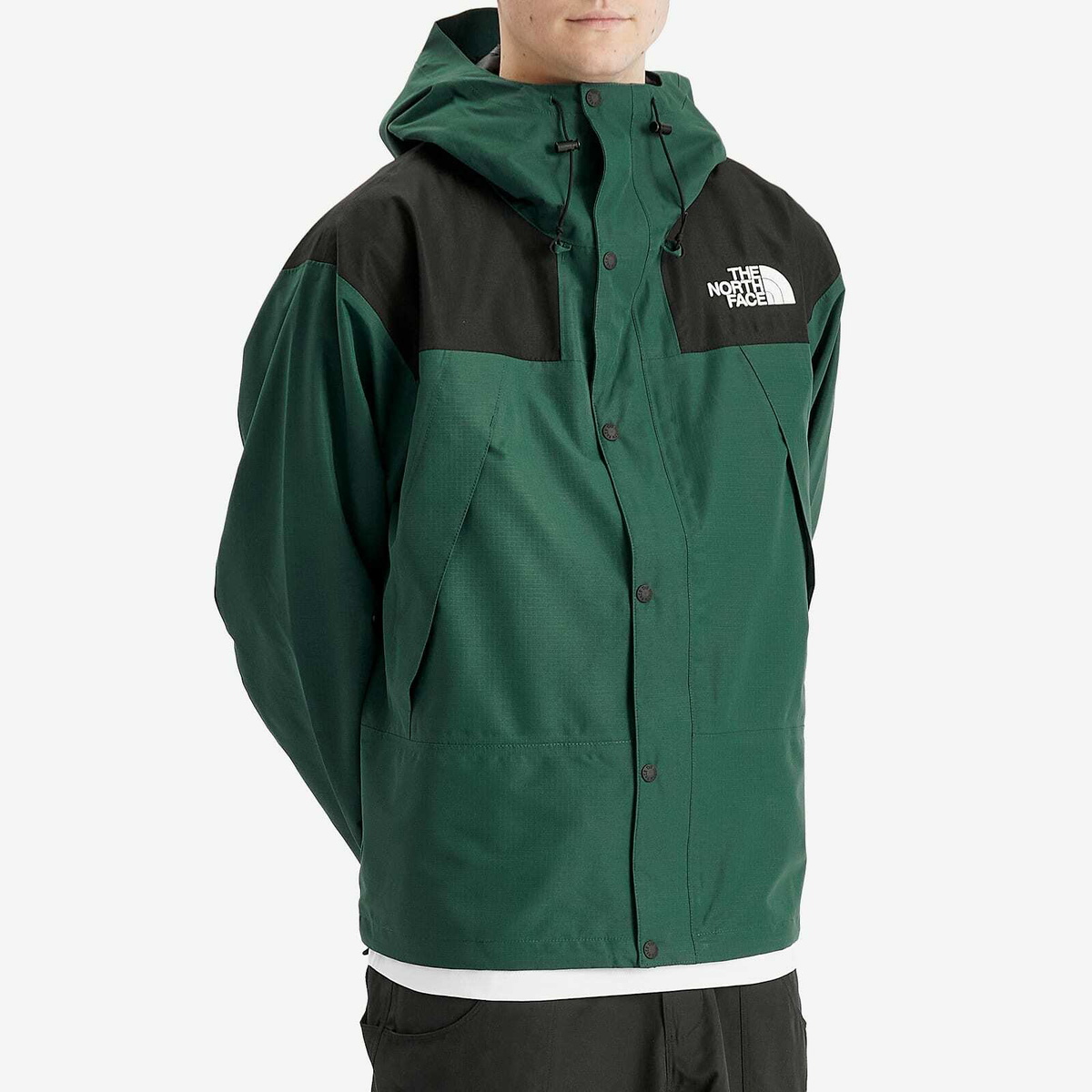 The North Face Men's Dryvent Mono Mountain Jacket in Deep Nori/Tnf