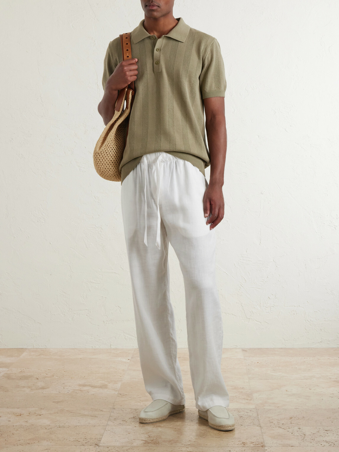 Frescobol Carioca - Vidal Cotton Polo Shirt - Green