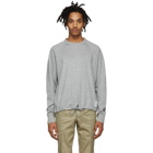 Thom Browne Grey Drawstring Sweatshirt