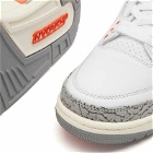 Air Jordan Women's 3 Retro W Sneakers in White/Grey/Anthracite