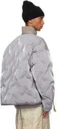 A. A. Spectrum Gray Cyberen II Down Jacket