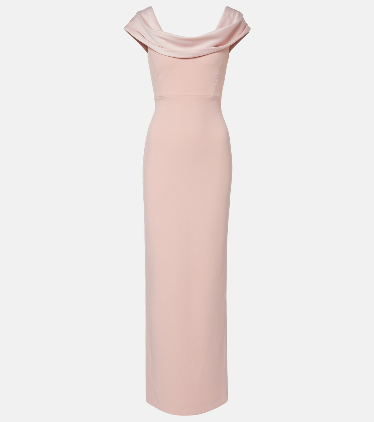 Solace London Adele satin-trimmed gown
