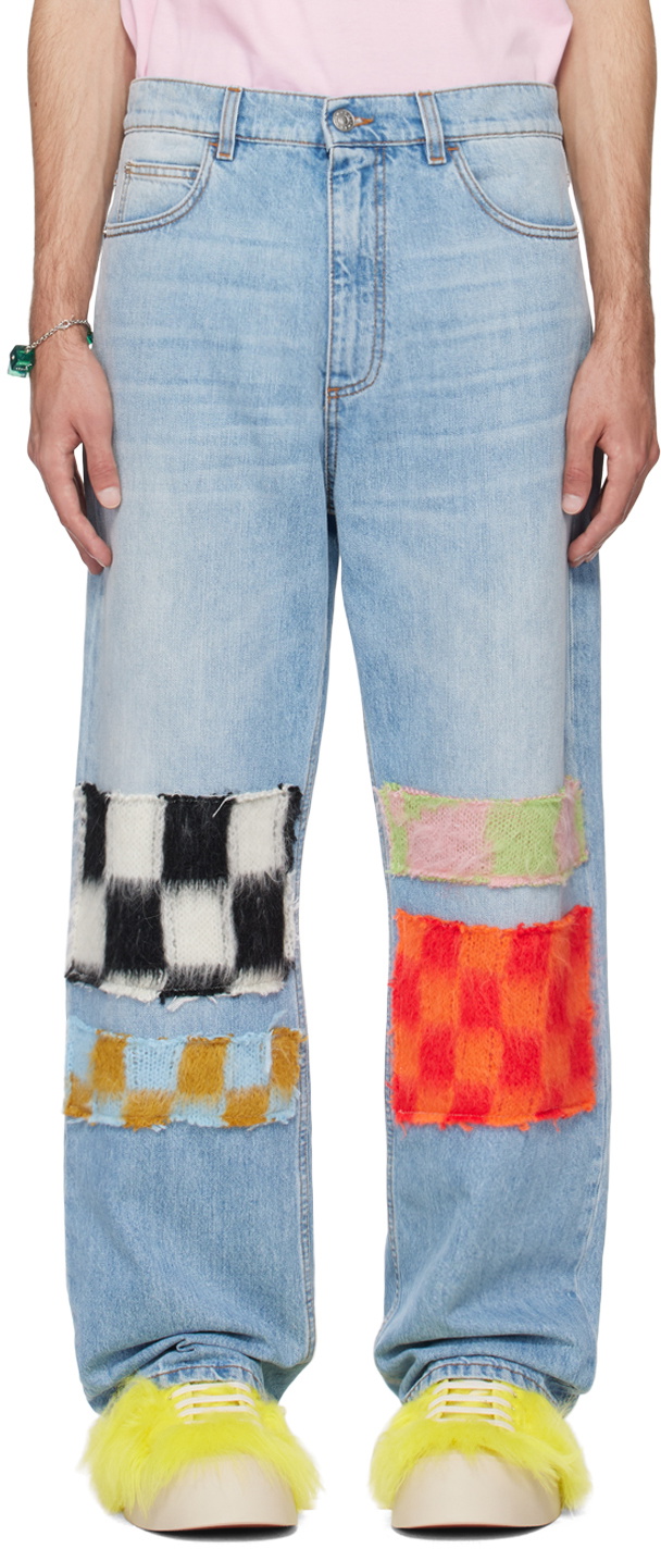 Marni Blue Patch Jeans Marni