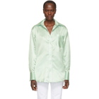 Matthew Adams Dolan Green Oversized Oxford Shirt