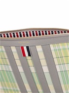 THOM BROWNE - Small Striped Leather Document Holder