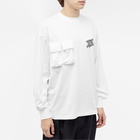 F/CE. Men's Long Sleeve PLA Pocket T-Shirt in White