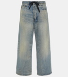 Balenciaga Mid-rise wide-leg jeans