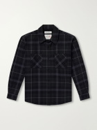 Our Legacy - Whoppin Checked Cotton-Flannel Shirt - Black