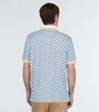 Gucci - Geometric G cotton-blend piqué polo shirt