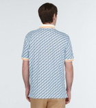 Gucci - Geometric G cotton-blend piqué polo shirt
