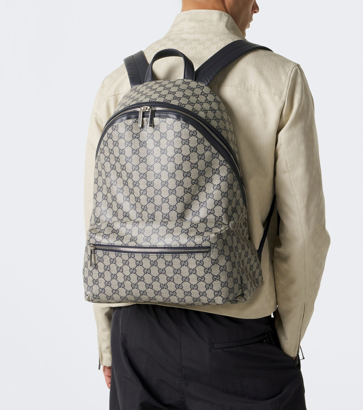 Gucci Gucci Essence Classic Medium GG Canvas backpack