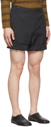 Maison Margiela Black Wool Shorts