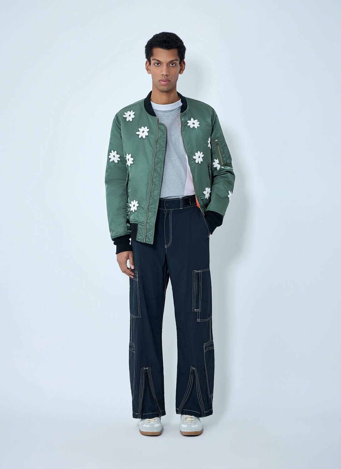 Noma Embroidered Bomber Jacket