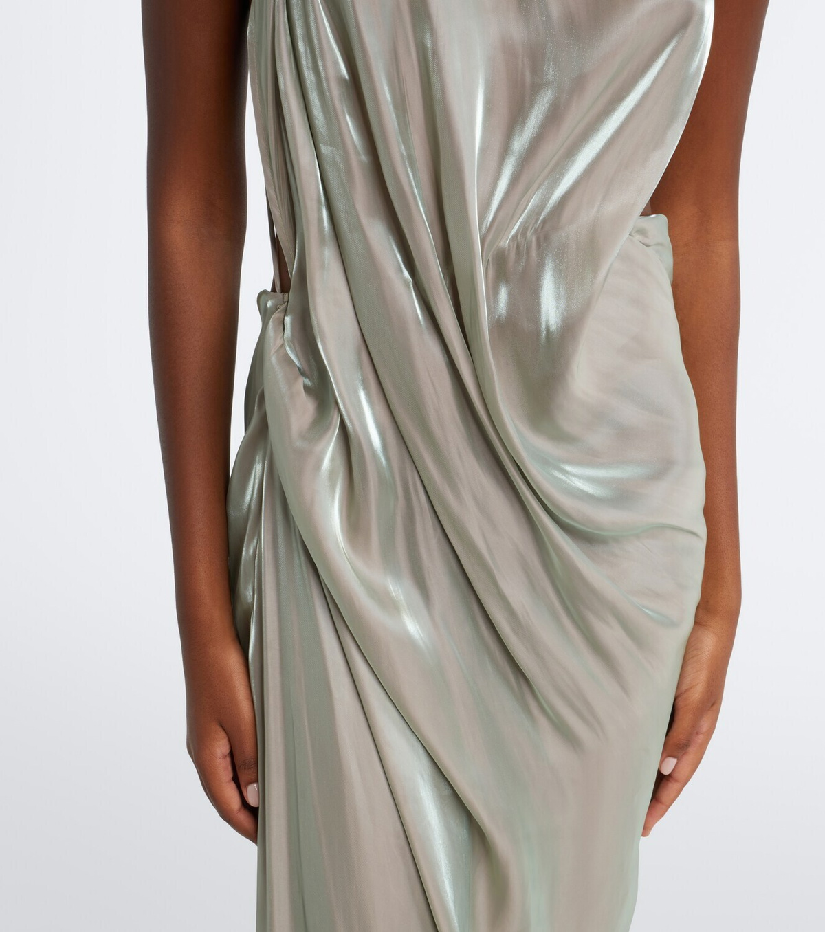 Maticevski Glow Up draped open-back gown