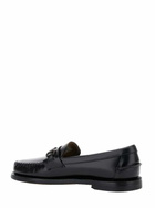 Sebago joe Black Pull-on Loafers With Horsebit Detail In Leather Man