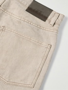 Our Legacy - Fatigue Wide-Leg Twill-Panelled Jeans - Neutrals