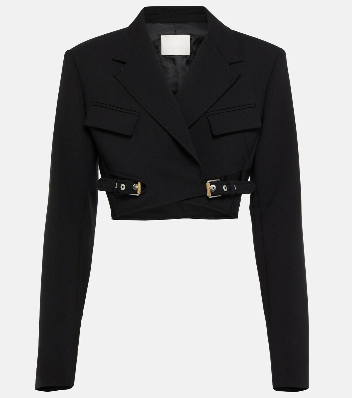 Dion Lee - Interlock belted cropped blazer