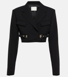 Dion Lee - Interlock belted cropped blazer