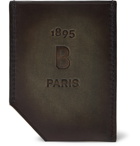 Berluti - Slide Debossed Leather Cardholder - Brown