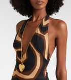 Pucci Labirinto muslin jersey midi dress