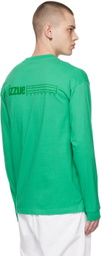Izzue Green Crewneck Long Sleeve T-Shirt