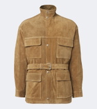 Arma Doran belted suede jacket