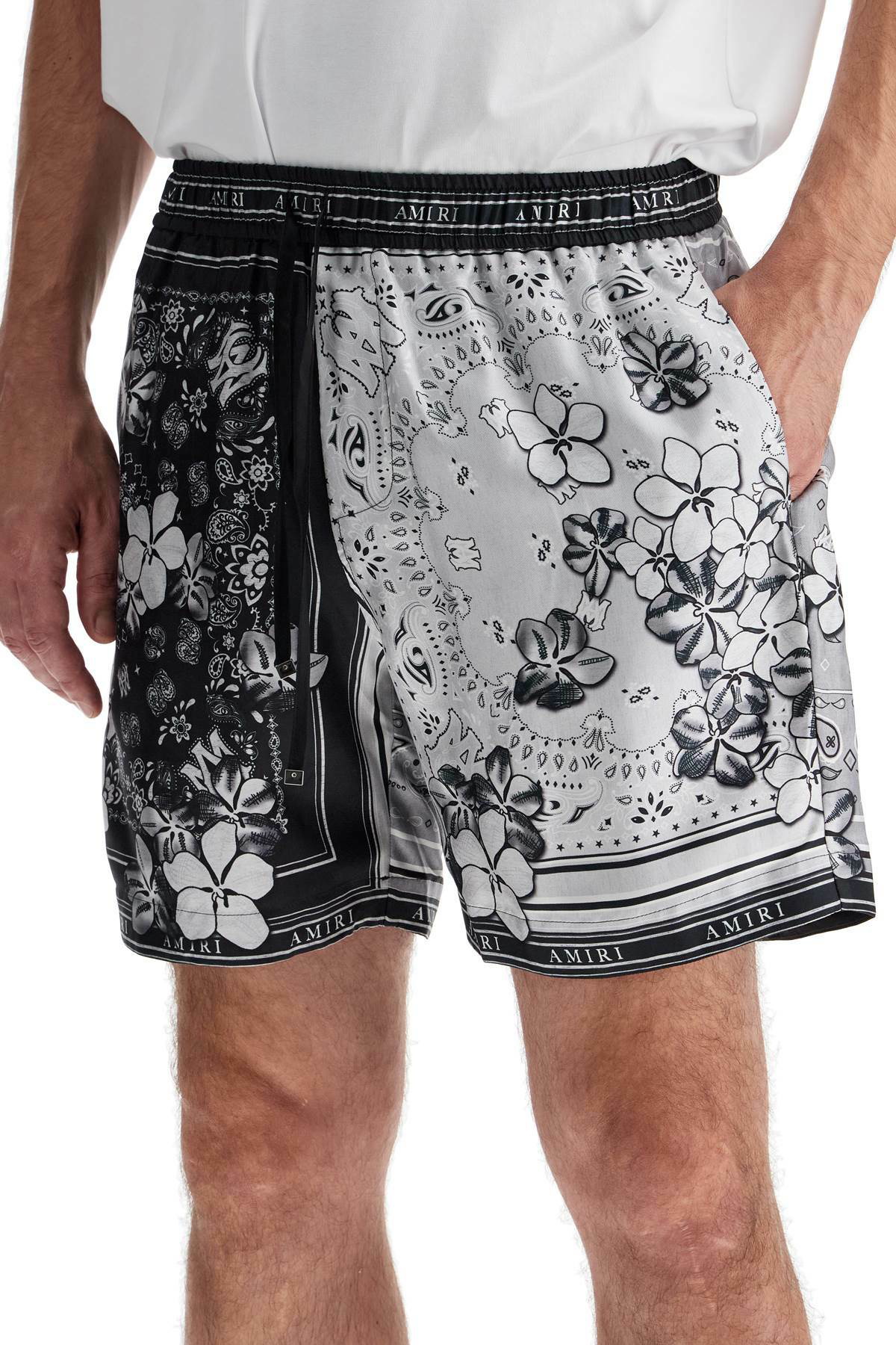 Ｌサイズ　FLOWER AMIRI BERMUDA CROCKERY Flower Amiri Bermuda Shorts | The Webster