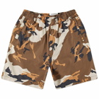 Wood Wood Men's Alfred Ripstop Short in Camo All Over Print