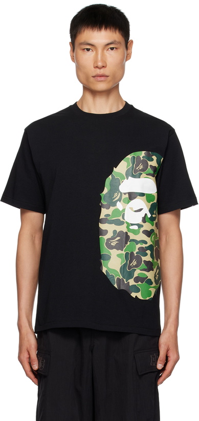 Photo: BAPE Black ABC Camo Side Big Ape Head T-Shirt