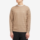 Dime Men's Wave Cable Knit Jumper in Tan