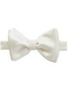 Brunello Cucinelli - Self-Tie Duchesse Cotton and Silk-Blend Satin Bow Tie