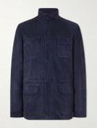 Thom Sweeney - Field Suede Jacket - Blue